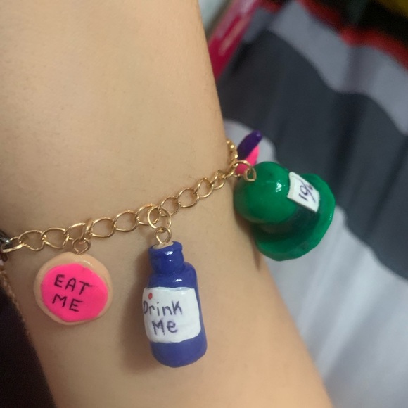 Alice in wonderland charm bracelet